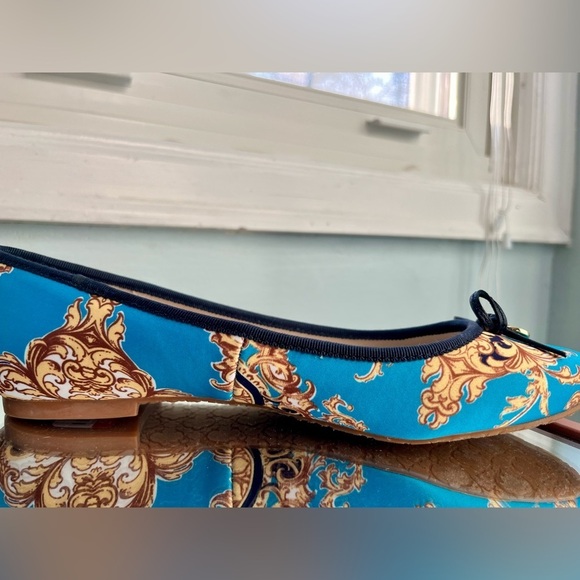 C. Wonder Turquoise and Gold Ballet Flats Size 8 - Picture 6 of 11